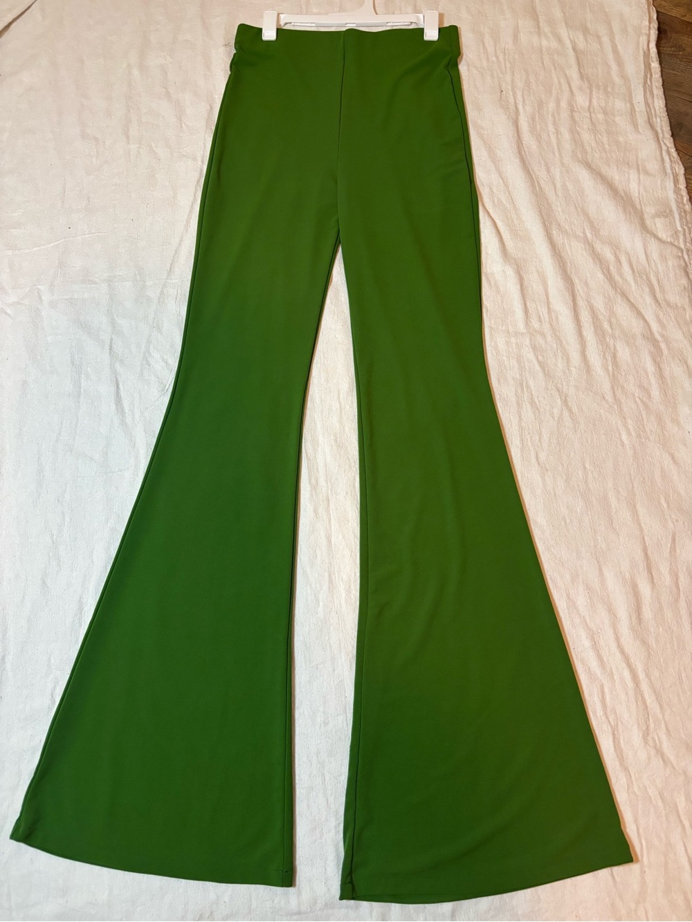 Zara Kelly Green Flared Pants